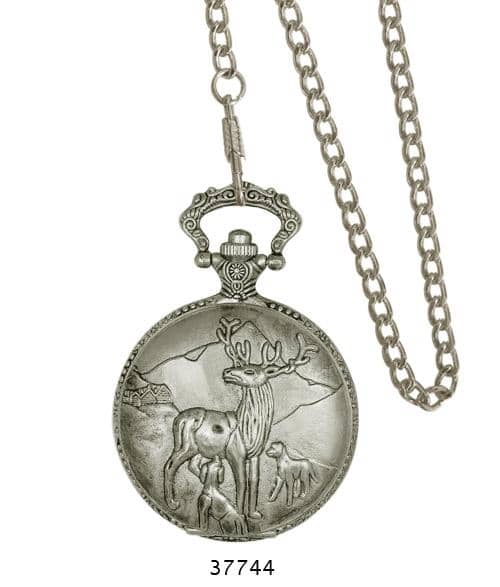 Milan Quartz Pocket Milo Pocket Watch 3774 Engraved Pocket Watch