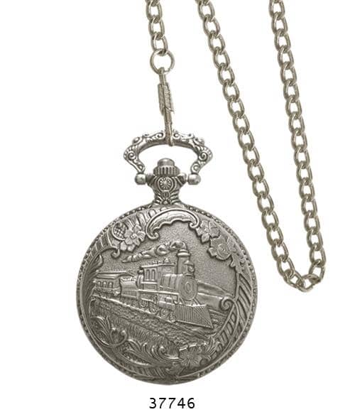 3774 Engraved Pocket Watch – Montres Carlo - Main Image