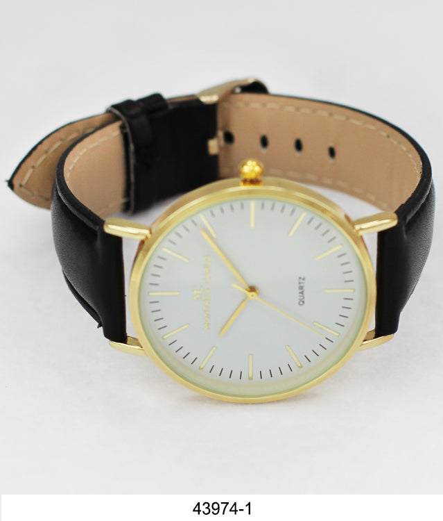 4397 - Vegan Leather Band Watch