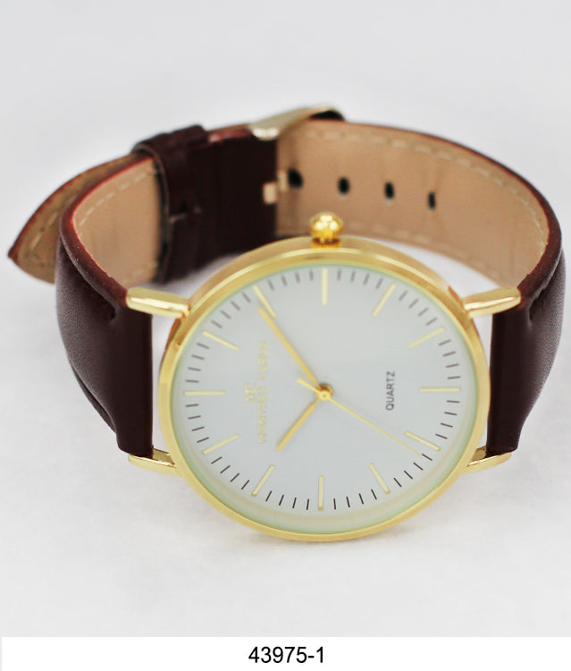 4397 - Vegan Leather Band Watch