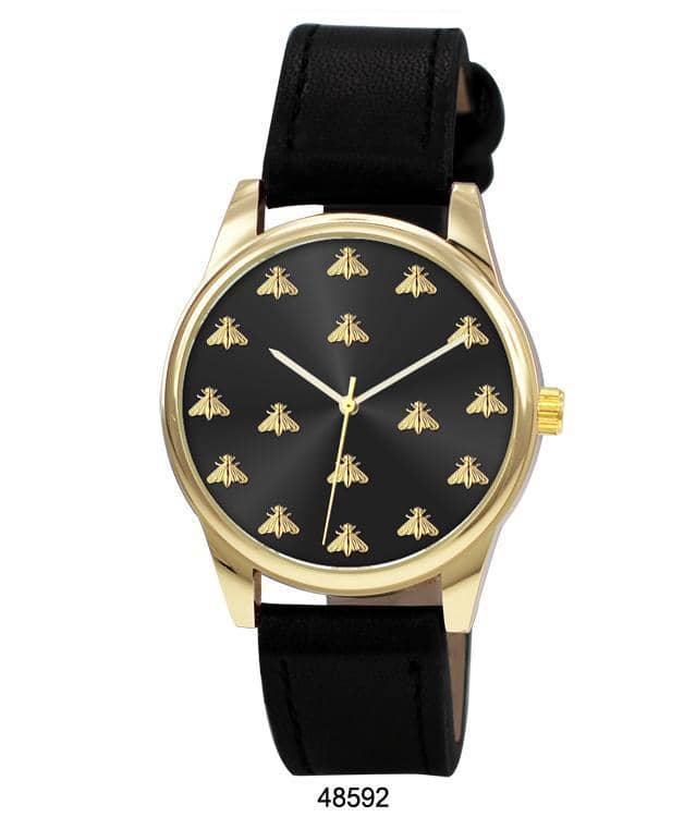 4859 - Vegan Leather Band Watch