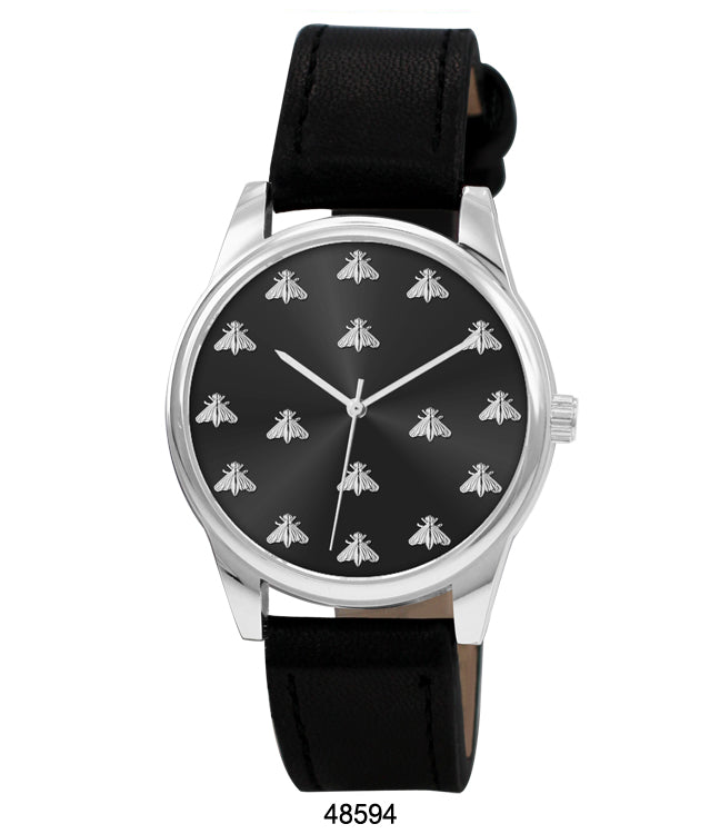 4859 - Vegan Leather Band Watch