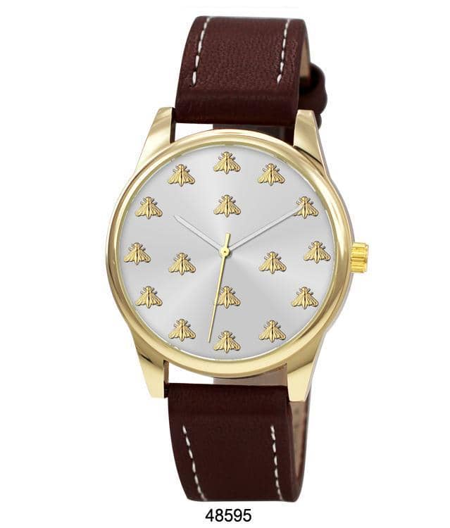 4859 - Vegan Leather Band Watch