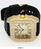 5159 - Iced Out Silicone Watch