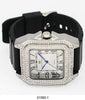 5159 - Iced Out Silicone Watch