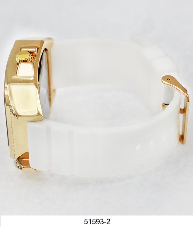 5159 - Iced Out Silicone Watch