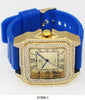 5159 - Iced Out Silicone Watch