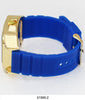 5159 - Iced Out Silicone Watch