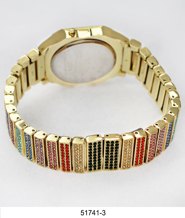 5174 - Iced Retro LCD Watch
