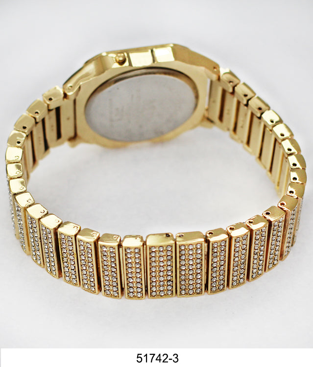 5174 - Iced Retro LCD Watch