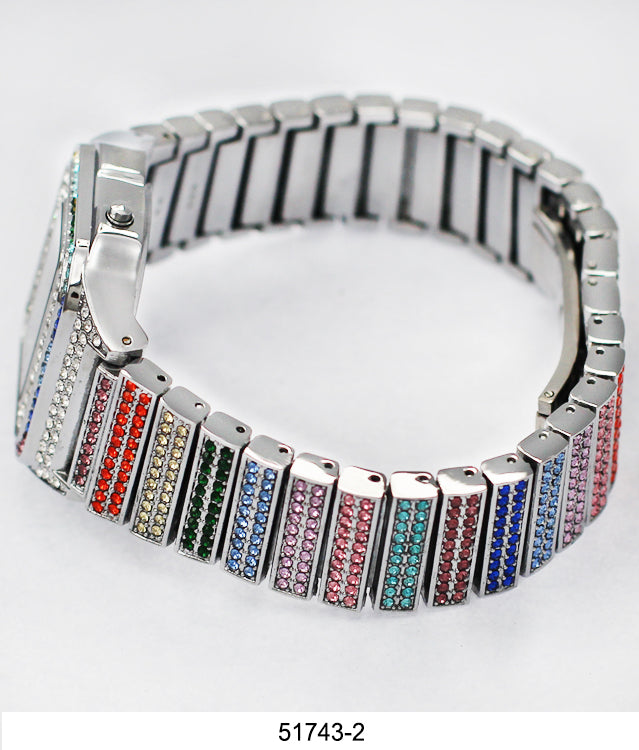 5174 - Iced Retro LCD Watch