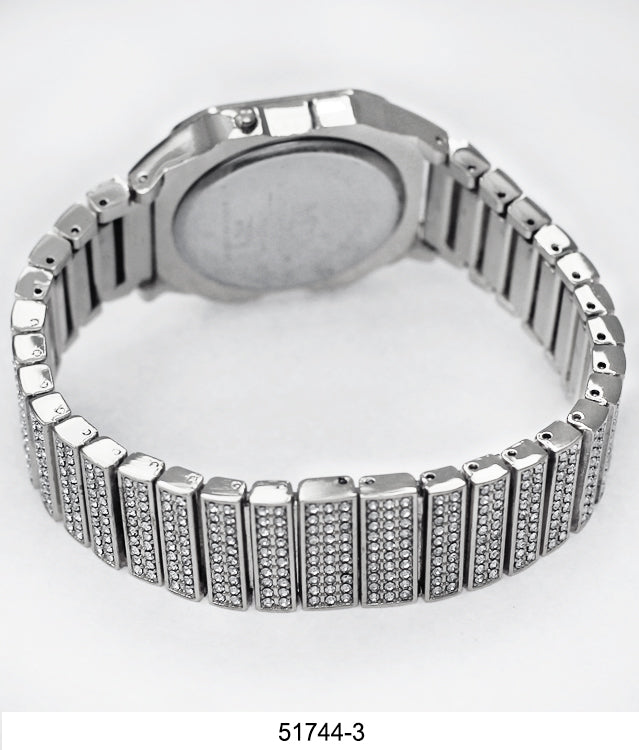 5174 - Iced Retro LCD Watch