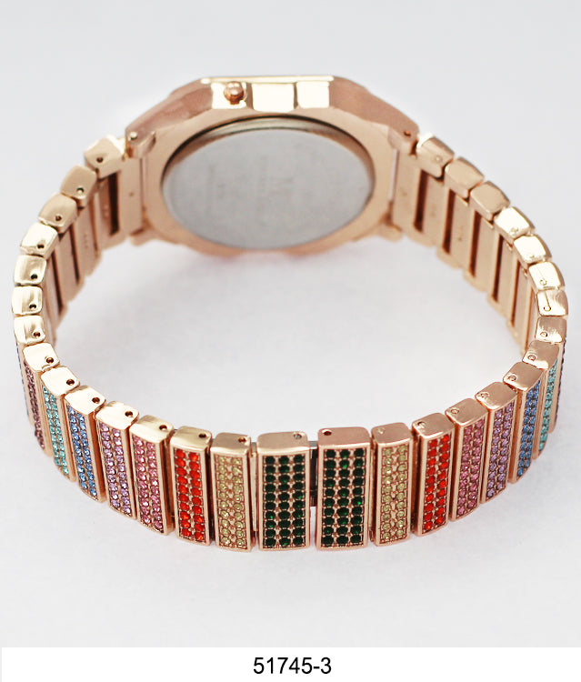 5174 - Iced Retro LCD Watch