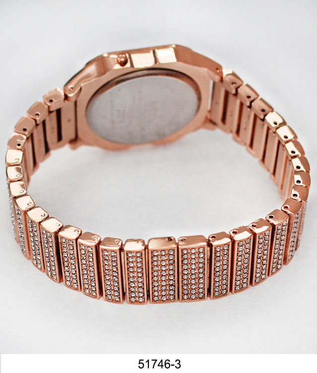 5174 - Iced Retro LCD Watch
