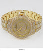 5192 - Boxed Ice Metal Band Watch with Chain