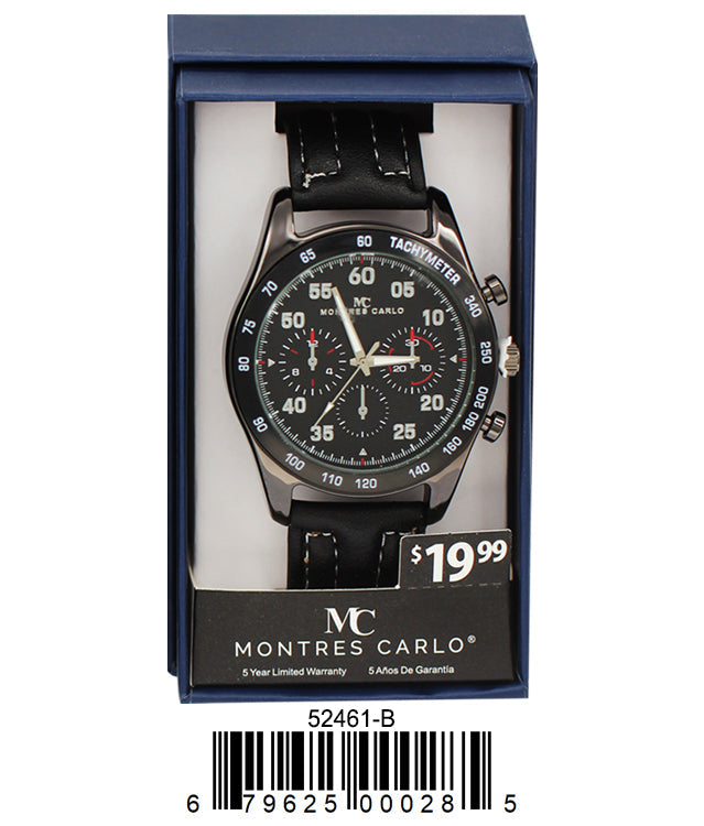 5246-B Vegan Leather band watch Gift Box Edition