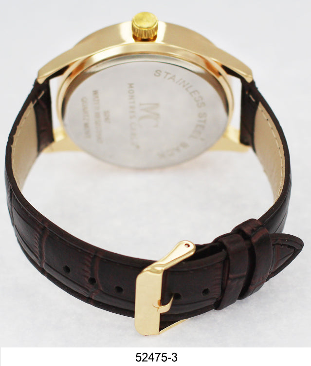 5247 - Vegan Leather Band Watch