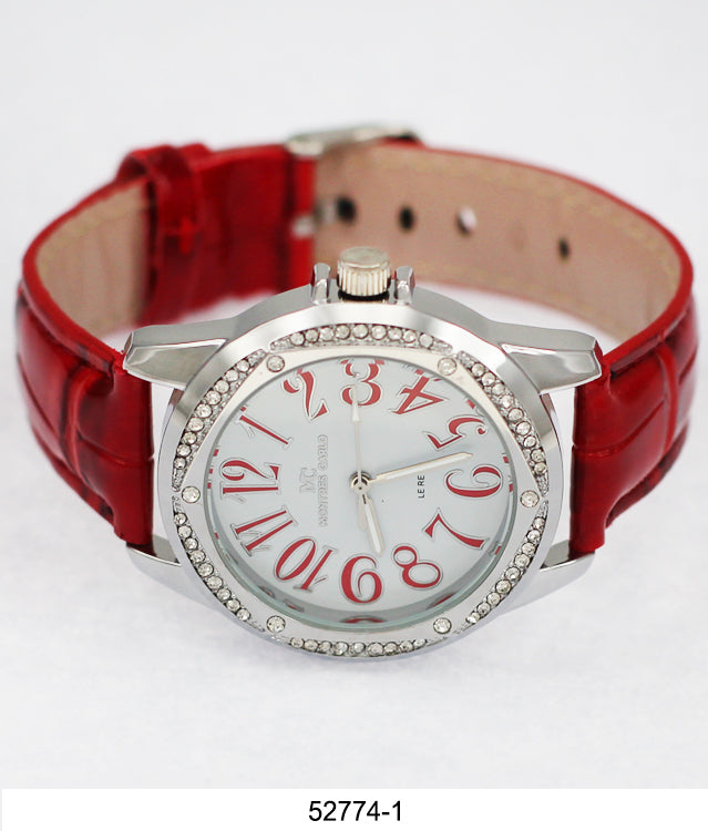 5277 - Vegan Leather Band Watch