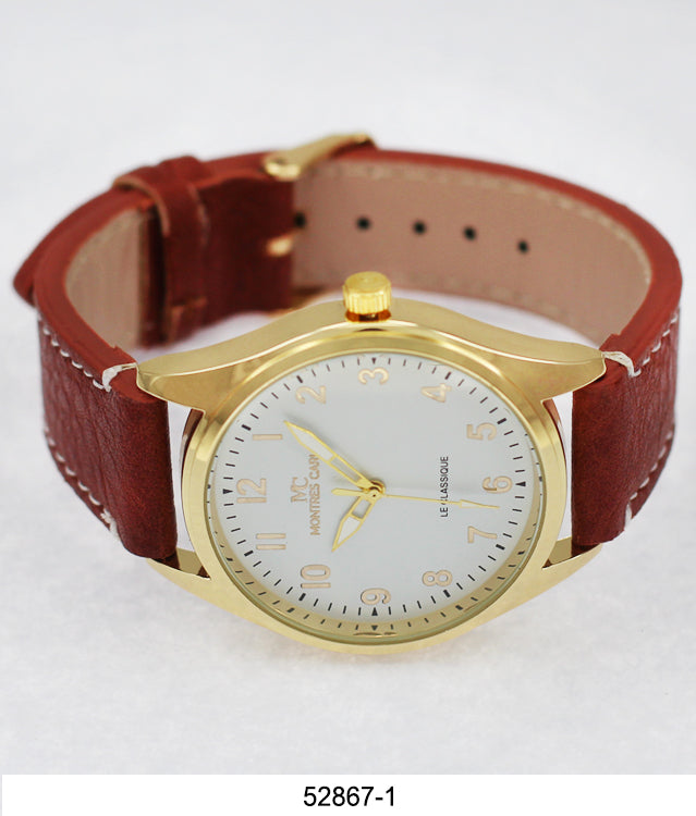5286 - Vegan Leather Band Watch