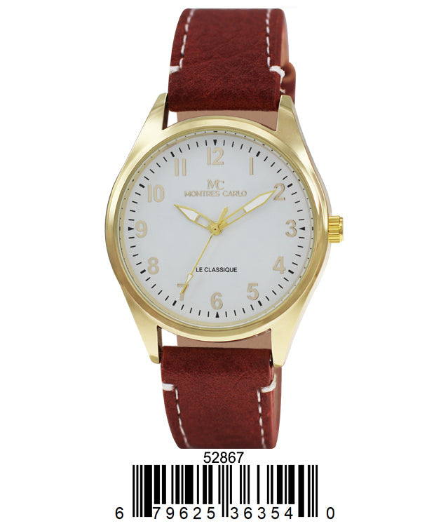 5286 - Vegan Leather Band Watch