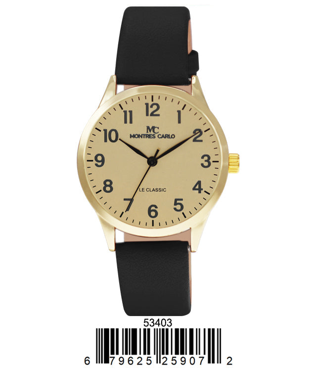 5340 - Vegan Leather Band Watch