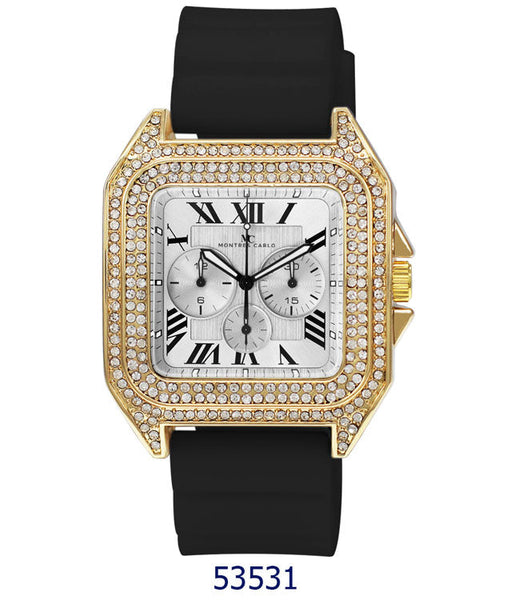 Amazon.com: ICEDIAMOND 43MM Iced Out Openwork Mechanical