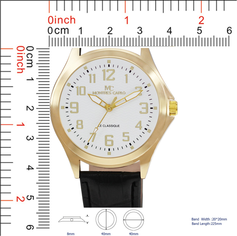 5359 - Vegan Leather Band Watch