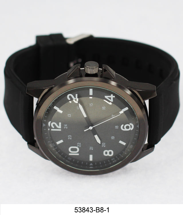 5384-B8-Gift Boxed Rubbber Strap Watch