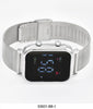 5391 - B8-Boxed Montres Carlo LED Mesh Band Watch