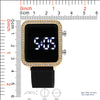 5392 - B8 - Boxed Montres Carlo LED Silicon Band Watch