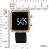 5392 - Montres Carlo LED Silicone Band Watch