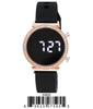 5393 - Montres Carlo LED Silicone Band Watch