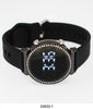 5393 - Montres Carlo LED Silicone Band Watch