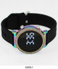 5393 - Montres Carlo LED Silicone Band Watch