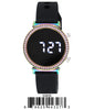 5393 - Montres Carlo LED Silicone Band Watch