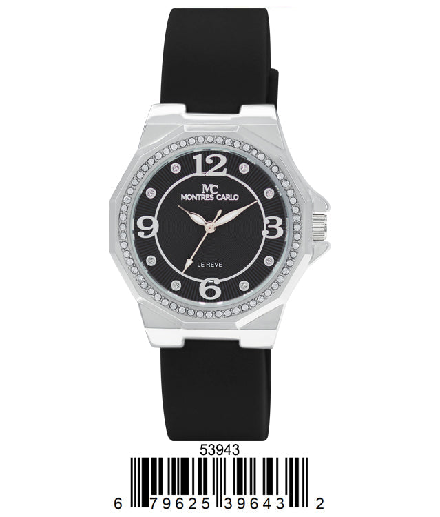5394 - Montres Carlo Silicon Band Watch