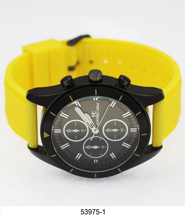 5397 - Montres Carlo Watch with Silicone Band