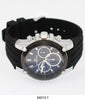 5401-Boxed Montres Carlo Silicone Band Watch With Dog Tag And Necklace