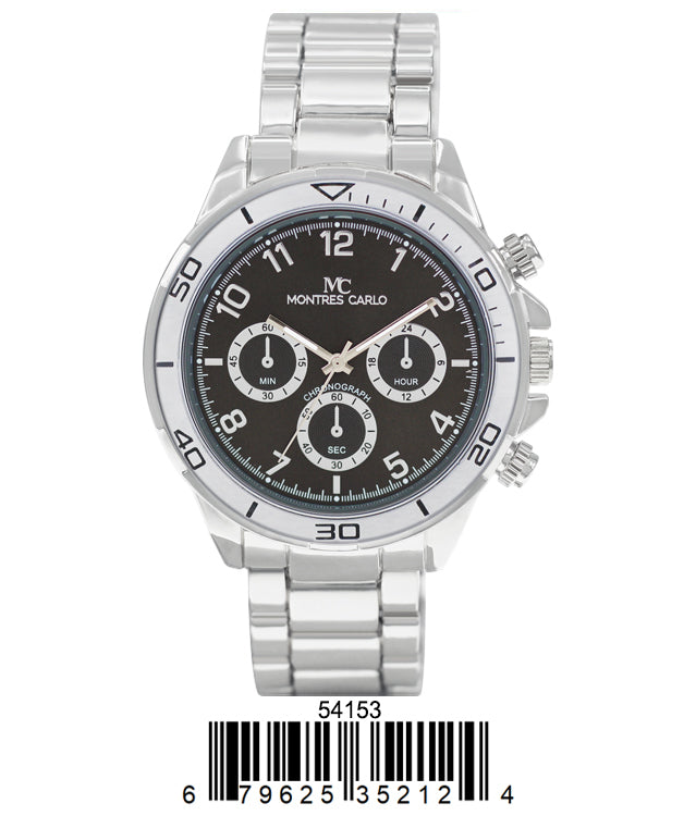 5415-Montres Carlo Metal Band Watch