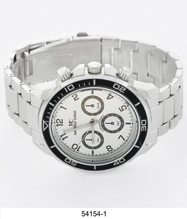 5415-Montres Carlo Metal Band Watch