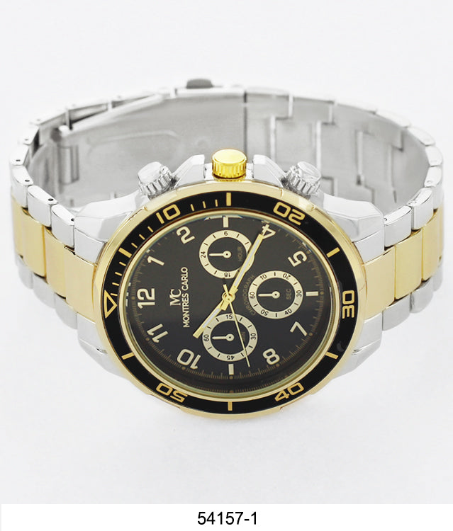 5415-Montres Carlo Metal Band Watch