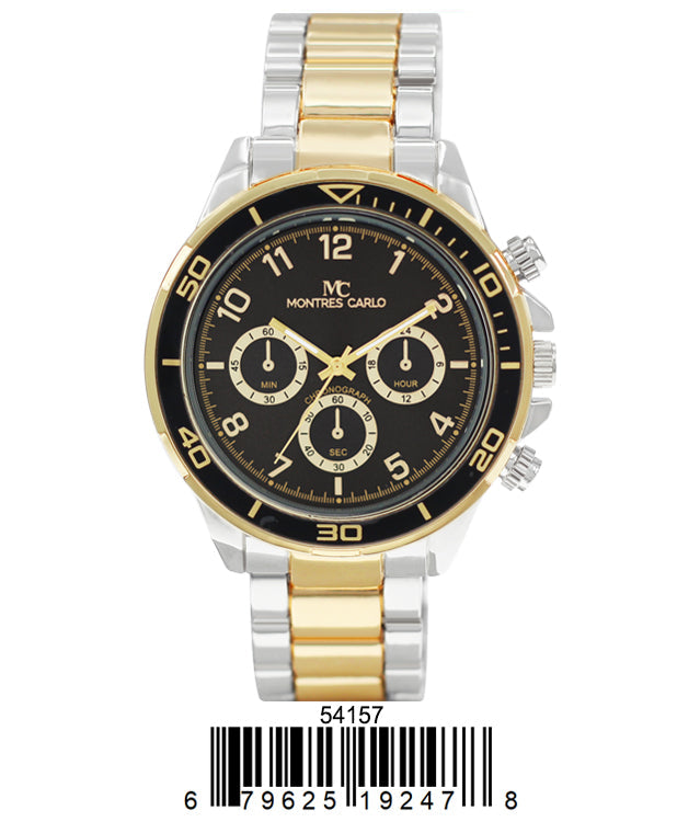 5415-Montres Carlo Metal Band Watch