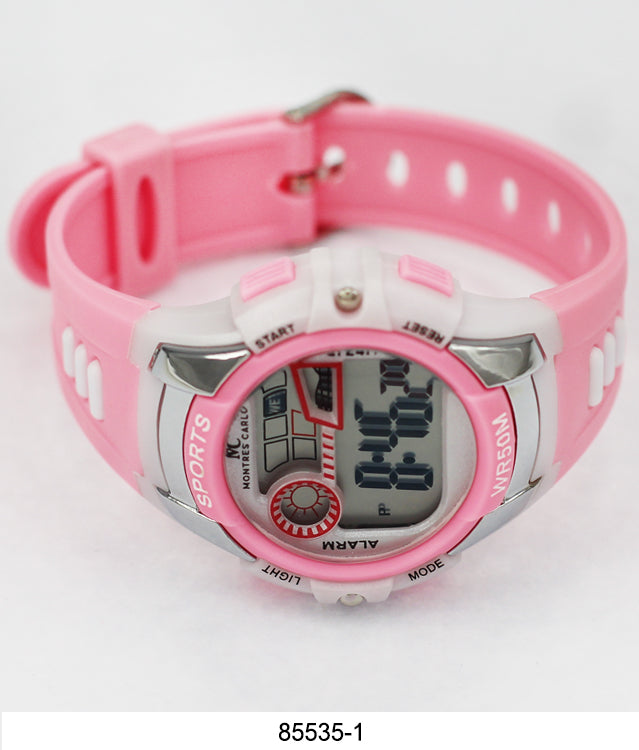 8553 Digital Watch Montres Carlo